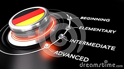 German Courses Level Stock Photo