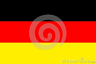 The German Deutschland Flag Stock Photo