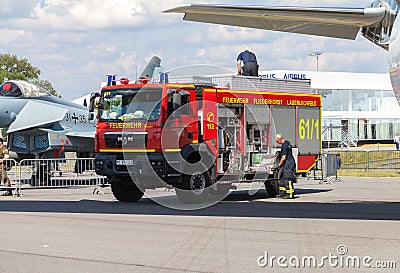 German fire service truck Editorial Stock Photo