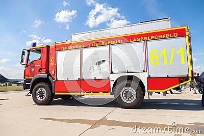 German fire service truck Editorial Stock Photo