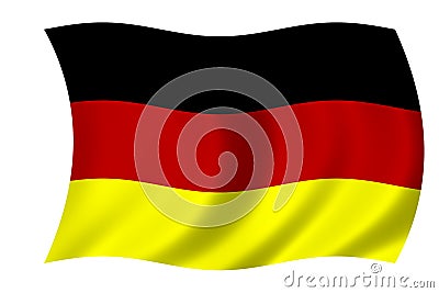 German flag Stock Photo