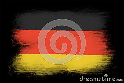 The German flag Stock Photo