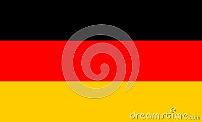 German flag vector Vector Illustration