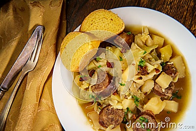 German Oktoberfest Stew Stock Photo