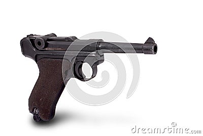 German Parabellum-Pistole (Pistol Parabellum) Stock Photo