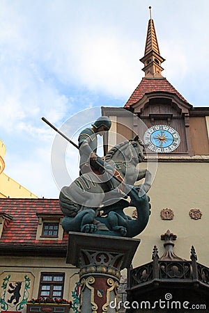 German pavilion at Epcot Showcase of Nations Editorial Stock Photo