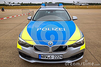 German Polizei BMW car Editorial Stock Photo