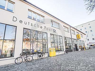 German post office Editorial Stock Photo