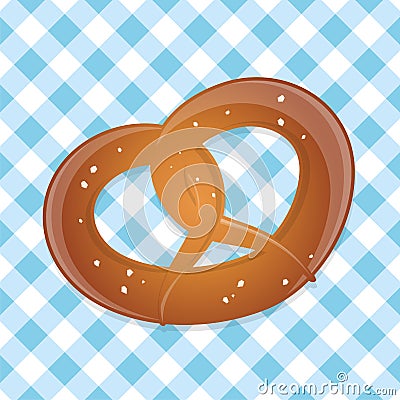 German pretzel Vector Illustration