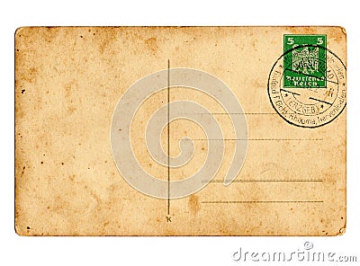 German Reich postcard Stock Photo