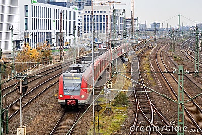 German S-bahn Editorial Stock Photo