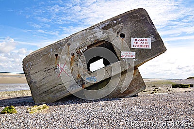 German Second World War Bunker Stock Photo