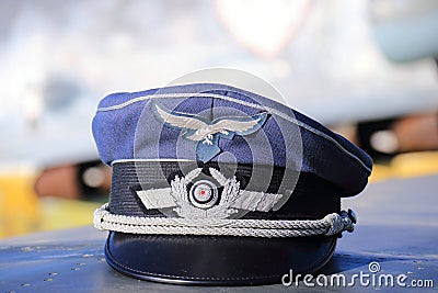 German second world war II fighter pilot hat