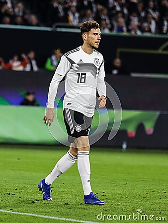 German soccer player Leon Goretzka during the game Editorial Stock Photo