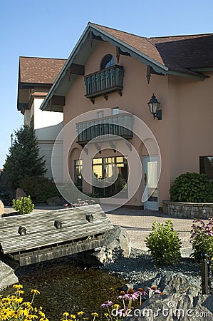 German Style Architecture Stock Photo