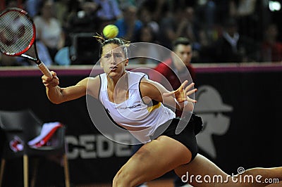 German tennis player Andrea Petkovic in action Editorial Stock Photo