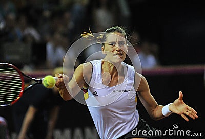 German tennis player Andrea Petkovic in action Editorial Stock Photo