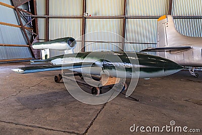 V1 flying bomb Editorial Stock Photo