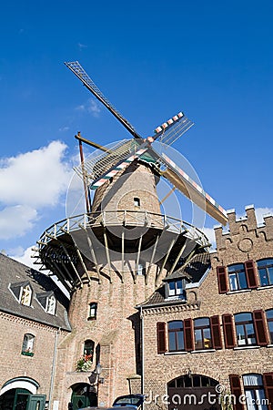 German windmill Stock Photo