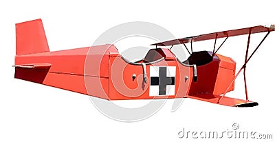 German World War I Fokker fighter plane model Stock Photo