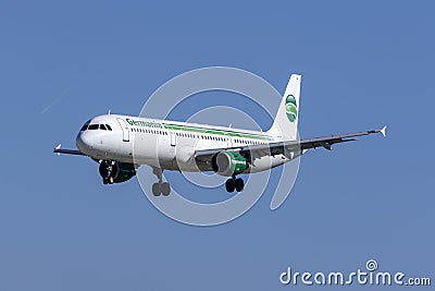 Germania`s last flight to Malta Editorial Stock Photo