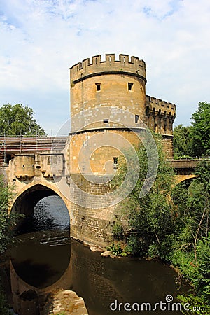 The germans gate in metz Stock Photo