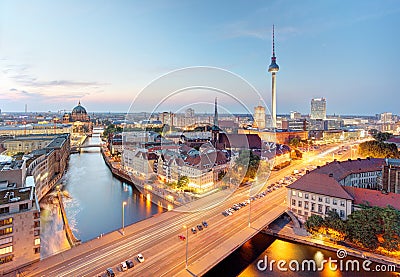 Germany, Berlin cityscape Stock Photo