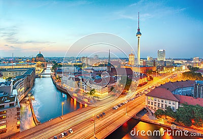 Germany, Berlin cityscape Stock Photo