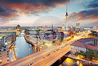 Germany, Berlin cityscape Stock Photo