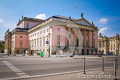 Germany, Berlin; State Opera Unter den Linden Editorial Stock Photo
