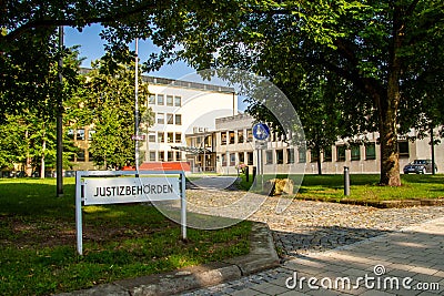 Germany, Coburg District Court, Justice Stock Photo