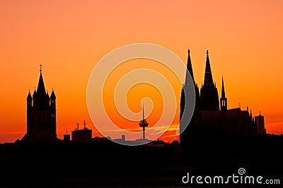 Germany, Cologne, skyline Stock Photo