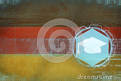 Germany education. University concept. Stock Photo