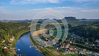 Germany Elb Sanstone landmark view Stock Photo