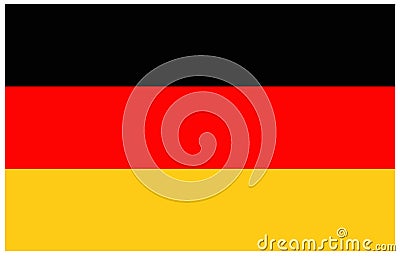 Germany flag Vector Illustration