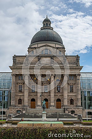 08/06/2021 Germany Munich: Pictures of the city of Munich`s law firm Editorial Stock Photo