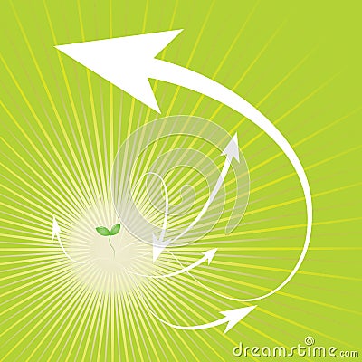 Germination Vector Illustration