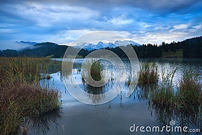 Geroldsee lake in Alps Stock Photo