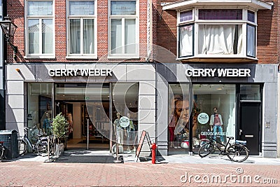 Gerry Weber shop in Leiden, Netherlands Editorial Stock Photo