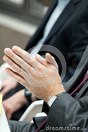 Gesticulation Stock Photo