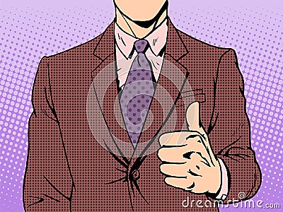 Gesture of good quality Vector Illustration