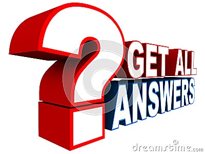 Get all answers Stock Photo