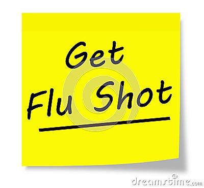 Get Flu Shot Stock Photo