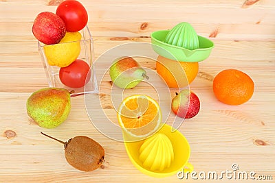 Get the fresh squeeze juice Stock Photo