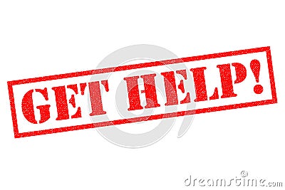 GET HELP! Stock Photo