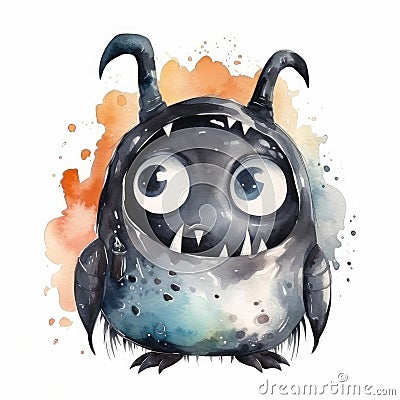 Monster Backpack Monstrously Cool Back to School Adventures Stock Photo