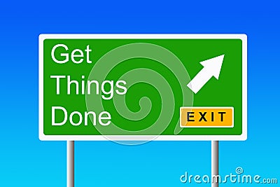 Get things done Stock Photo