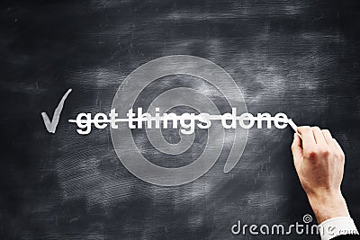 Get things done Stock Photo