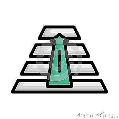 Get on Top Vector icon which can easily modify Vector Illustration