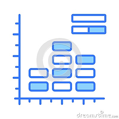 Get your hands on this creatively designed icon of histogram chart, data analytics Vector Illustration